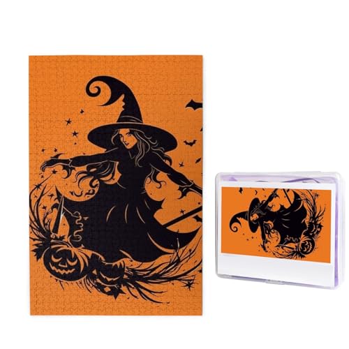 Puzzle Puzzle 1000 Teile Holzpuzzle für Erwachsene Benutzerdefinierte Puzzles Personalisierte Bilderpuzzles Halloween Hexe Fliegende Hochzeit Puzzle für Geburtstag Familie Puzzle Puzzle 1000 Teile Holzpuzzle für Erwachsene Benutzerdefinierte Puzzles Personalisierte Bilderpuzzles Halloween Hexe Fliegende Hochzeit Puzzle für Geburtstag Familie von HJBNW