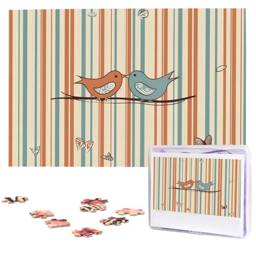 Puzzle Puzzle 1000 Teile Holzpuzzle für Erwachsene Benutzerdefinierte Puzzles Personalisierte Bilderpuzzles Love Birdie Stripe Hochzeitspuzzle für Geburtstag Familie Puzzle Puzzle 1000 Teile Holzpuzzle für Erwachsene Benutzerdefinierte Puzzles Personalisierte Bilderpuzzles Love Birdie Stripe Hochzeitspuzzle für Geburtstag Familie von HJBNW