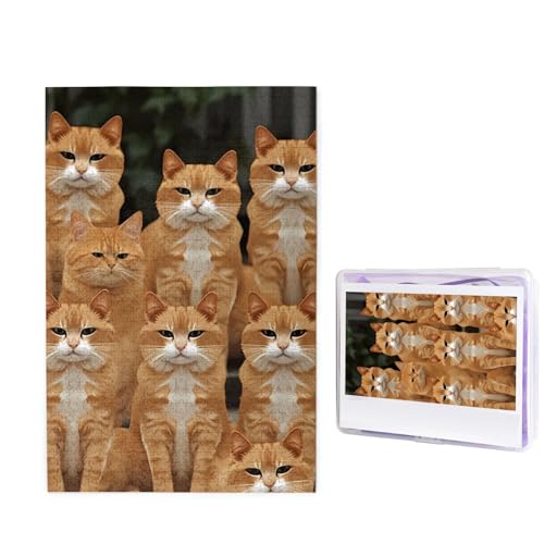 Puzzle Puzzle 1000 Teile Holzpuzzle für Erwachsene Benutzerdefinierte Puzzles Personalisierte Bilderpuzzles Orange Katzen Hochzeitspuzzle für Geburtstag Familie Puzzle Puzzle 1000 Teile Holzpuzzle für Erwachsene Benutzerdefinierte Puzzles Personalisierte Bilderpuzzles Orange Katzen Hochzeitspuzzle für Geburtstag Familie von HJBNW