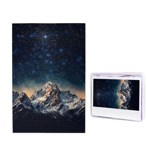 Puzzle Puzzle 1000 Teile Holzpuzzle für Erwachsene Benutzerdefinierte Puzzles Personalisierte Bilderpuzzles Sternennacht Die Berge Hochzeitspuzzle für Geburtstag Familie Puzzle Puzzle 1000 Teile Holzpuzzle für Erwachsene Benutzerdefinierte Puzzles Personalisierte Bilderpuzzles Sternennacht Die Berge Hochzeitspuzzle für Geburtstag Familie von HJBNW