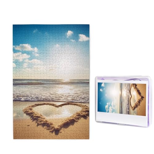 Puzzle Puzzle 1000 Teile Holzpuzzle für Erwachsene Benutzerdefinierte Puzzles Personalisierte Bildpuzzles Herzform Romantische Strand Hochzeit Puzzle für Geburtstag Familie Puzzle Puzzle 1000 Teile Holzpuzzle für Erwachsene Benutzerdefinierte Puzzles Personalisierte Bildpuzzles Herzform Romantische Strand Hochzeit Puzzle für Geburtstag Familie von HJBNW