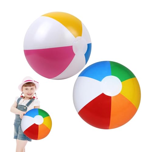2 Stück Wasserball Aufblasbar,Wasserbälle,Strandball,Beach Ball,Große Regenbogen-Strandbälle,Inflatable,Aufblasbare,Bunt,Kinder Und Erwachsene Sommer-Pool-Party-Spielzeug,Strandspielzeug,Party Favors 2 Stück Wasserball Aufblasbar,Wasserbälle,Strandball,Beach Ball,Große Regenbogen-Strandbälle,Inflatable,Aufblasbare,Bunt,Kinder Und Erwachsene Sommer-Pool-Party-Spielzeug,Strandspielzeug,Party Favors von HJDJBD