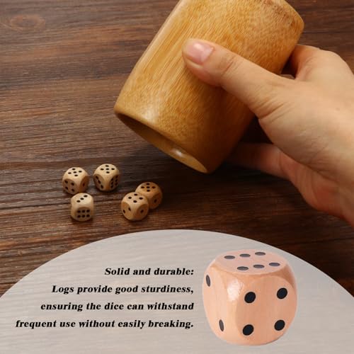 5 Stück Kniffel,Holzwürfel,Würfel Groß,Würfel,Würfelspiel,Spielwürfel,Würfel Holz 30mm, Natur Holz Spielwürfel,Schaumstoffwürfel,Cube,Augenwürfel,Würfelspiel-Set,Kartenspiel Partyspiele Zubehör 5 Stück Kniffel,Holzwürfel,Würfel Groß,Würfel,Würfelspiel,Spielwürfel,Würfel Holz 30mm, Natur Holz Spielwürfel,Schaumstoffwürfel,Cube,Augenwürfel,Würfelspiel-Set,Kartenspiel Partyspiele Zubehör von HJDJBD