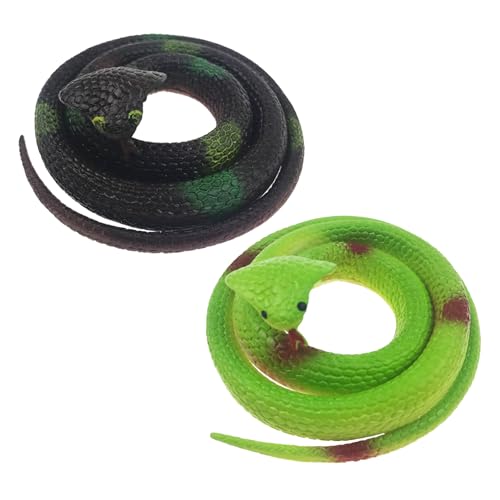 HJDJBD 2 Stück Schlange,Schlangen,Gummischlange,schleichtiere Gummischlangen,Snake,Fake Spielzeug,Kunststoff Schlangenimitation,Gummi Simulation,Verschiedene Bunte,Witz Streich Geschen Halloween deko HJDJBD 2 Stück Schlange,Schlangen,Gummischlange,schleichtiere Gummischlangen,Snake,Fake Spielzeug,Kunststoff Schlangenimitation,Gummi Simulation,Verschiedene Bunte,Witz Streich Geschen Halloween deko von HJDJBD