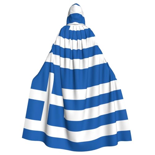 HJFCZH Kapuzenumhang mit griechischem Flaggenmuster, für Erwachsene, super großer Kapuzenumhang mit Fliege, ohne Reißverschluss HJFCZH Kapuzenumhang mit griechischem Flaggenmuster, für Erwachsene, super großer Kapuzenumhang mit Fliege, ohne Reißverschluss von HJFCZH