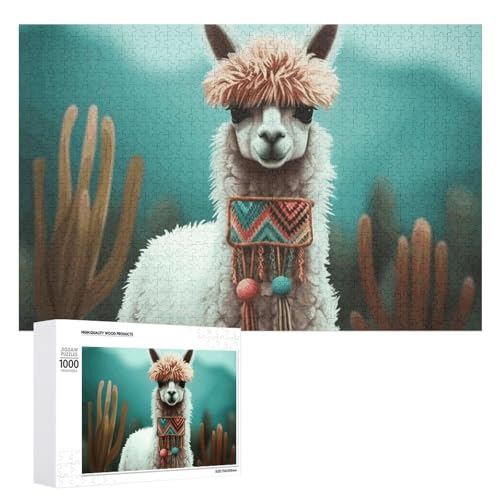 Alpaka-Puzzles für Erwachsene, personalisiertes Puzzle, herausforderndes Bild, Holzfotos, Puzzle mit Aufbewahrungstasche, Familientreffen, Puzzle für Hochzeitsgeschenk Alpaka-Puzzles für Erwachsene, personalisiertes Puzzle, herausforderndes Bild, Holzfotos, Puzzle mit Aufbewahrungstasche, Familientreffen, Puzzle für Hochzeitsgeschenk von HJKBCV