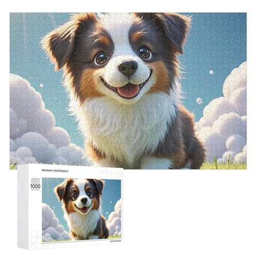 Braune Hunde-Puzzles für Erwachsene, personalisiertes Puzzle, herausforderndes Bild, Holzfotos, Puzzle mit Aufbewahrungstasche, Familientreffen, Puzzle für Hochzeitsgeschenk Braune Hunde-Puzzles für Erwachsene, personalisiertes Puzzle, herausforderndes Bild, Holzfotos, Puzzle mit Aufbewahrungstasche, Familientreffen, Puzzle für Hochzeitsgeschenk von HJKBCV