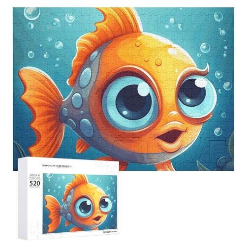 Cartoon Little Fish Puzzles für Erwachsene, personalisiertes Puzzle, herausforderndes Bild, Holzfotos, Puzzle mit Aufbewahrungstasche, Familientreffen, Puzzle für Hochzeitsgeschenk Cartoon Little Fish Puzzles für Erwachsene, personalisiertes Puzzle, herausforderndes Bild, Holzfotos, Puzzle mit Aufbewahrungstasche, Familientreffen, Puzzle für Hochzeitsgeschenk von HJKBCV