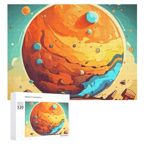 Cartoon Planet Puzzles für Erwachsene, personalisiertes Puzzle, herausforderndes Bild, Holzfotos, Puzzle mit Aufbewahrungstasche, Familientreffen, Puzzle für Hochzeitsgeschenk Cartoon Planet Puzzles für Erwachsene, personalisiertes Puzzle, herausforderndes Bild, Holzfotos, Puzzle mit Aufbewahrungstasche, Familientreffen, Puzzle für Hochzeitsgeschenk von HJKBCV