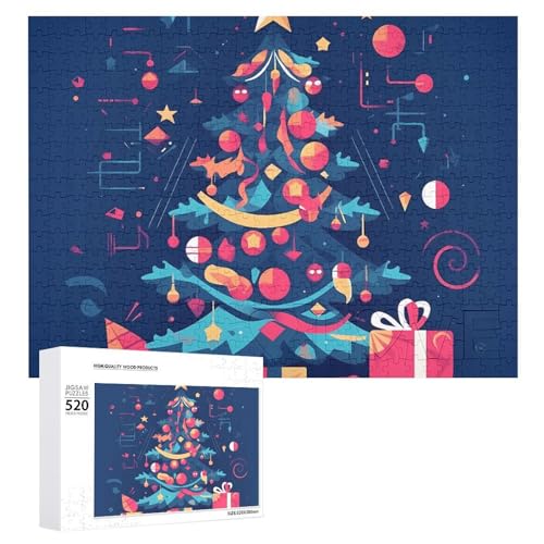 Cartoon-Weihnachtsbaum-Puzzles für Erwachsene, personalisiertes Puzzle, herausforderndes Bild, Holzfotos, Puzzle mit Aufbewahrungstasche, Familientreffen, Puzzle für Hochzeitsgeschenk Cartoon-Weihnachtsbaum-Puzzles für Erwachsene, personalisiertes Puzzle, herausforderndes Bild, Holzfotos, Puzzle mit Aufbewahrungstasche, Familientreffen, Puzzle für Hochzeitsgeschenk von HJKBCV