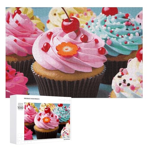 Cupcake-Puzzles für Erwachsene, personalisiertes Puzzle, herausforderndes Bildpuzzle, Holzfoto-Puzzle mit Aufbewahrungstasche, Familientreffen, Puzzle für Hochzeitsgeschenk Cupcake-Puzzles für Erwachsene, personalisiertes Puzzle, herausforderndes Bildpuzzle, Holzfoto-Puzzle mit Aufbewahrungstasche, Familientreffen, Puzzle für Hochzeitsgeschenk von HJKBCV