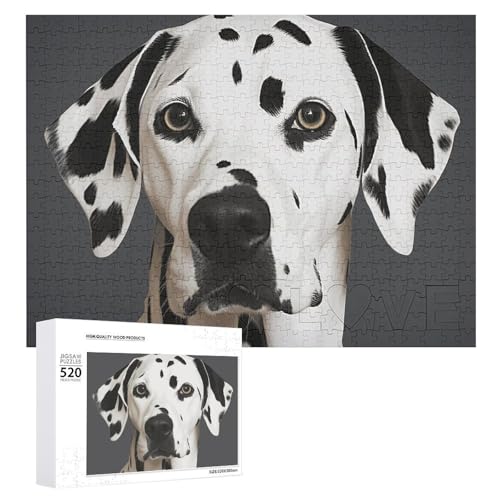 Dalmatiner-Holzpuzzle für Erwachsene, 520 Teile, schwierige, herausfordernde Puzzles, einzigartiges Denksport-Puzzle, einzigartige Form, fortschrittliche Puzzle, tolle Geschenkidee Dalmatiner-Holzpuzzle für Erwachsene, 520 Teile, schwierige, herausfordernde Puzzles, einzigartiges Denksport-Puzzle, einzigartige Form, fortschrittliche Puzzle, tolle Geschenkidee von HJKBCV