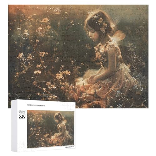 Ein schönes Feen-Holzpuzzle für Erwachsene, 520 Teile, schwierige, herausfordernde Puzzles, einzigartiges Denksport-Puzzle, einzigartige Form, fortschrittliche Puzzle, tolle Geschenkidee Ein schönes Feen-Holzpuzzle für Erwachsene, 520 Teile, schwierige, herausfordernde Puzzles, einzigartiges Denksport-Puzzle, einzigartige Form, fortschrittliche Puzzle, tolle Geschenkidee von HJKBCV