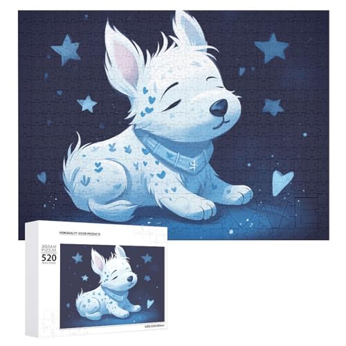 Ein weißer Hund Puzzles für Erwachsene, personalisiertes Puzzle, herausforderndes Bild, Holzfotos, Puzzle mit Aufbewahrungstasche, Familientreffen, Puzzle für Hochzeitsgeschenk Ein weißer Hund Puzzles für Erwachsene, personalisiertes Puzzle, herausforderndes Bild, Holzfotos, Puzzle mit Aufbewahrungstasche, Familientreffen, Puzzle für Hochzeitsgeschenk von HJKBCV