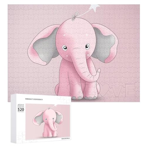 Elefanten-Holzpuzzle für Erwachsene, 520 Teile, schwierige, herausfordernde Puzzles, einzigartiges Denksport-Puzzle, einzigartige Form, fortschrittliche Puzzle, tolle Geschenkidee Elefanten-Holzpuzzle für Erwachsene, 520 Teile, schwierige, herausfordernde Puzzles, einzigartiges Denksport-Puzzle, einzigartige Form, fortschrittliche Puzzle, tolle Geschenkidee von HJKBCV