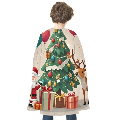 Erwachsenen-Umhang, Überwurf, Robe, tragbarer Umhang, Kapuzenpullover, Poncho, Weihnachtsbaum und Geschenke, Halloween-Umhang, Decke für Halloween-Kostüme Erwachsenen-Umhang, Überwurf, Robe, tragbarer Umhang, Kapuzenpullover, Poncho, Weihnachtsbaum und Geschenke, Halloween-Umhang, Decke für Halloween-Kostüme von HJKBCV
