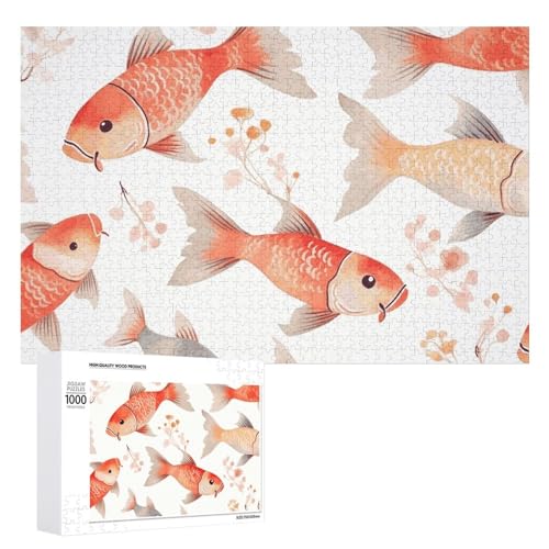 Fisch-Puzzles für Erwachsene, personalisierbar, herausforderndes Bild, Holzfotos, Puzzle mit Aufbewahrungstasche, Familientreffen, Puzzle für Hochzeitsgeschenk Fisch-Puzzles für Erwachsene, personalisierbar, herausforderndes Bild, Holzfotos, Puzzle mit Aufbewahrungstasche, Familientreffen, Puzzle für Hochzeitsgeschenk von HJKBCV