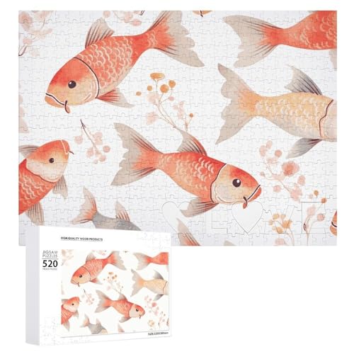 Fisch-Puzzles für Erwachsene, personalisierbar, herausforderndes Bild, Holzfotos, Puzzle mit Aufbewahrungstasche, Familientreffen, Puzzle für Hochzeitsgeschenk Fisch-Puzzles für Erwachsene, personalisierbar, herausforderndes Bild, Holzfotos, Puzzle mit Aufbewahrungstasche, Familientreffen, Puzzle für Hochzeitsgeschenk von HJKBCV