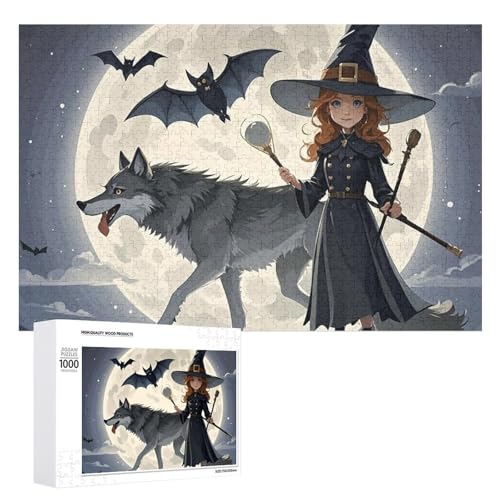 Fledermäuse und Wölfe Puzzles für Erwachsene, personalisiertes Puzzle, herausforderndes Bild, Holzfotos, Puzzle mit Aufbewahrungstasche, Familientreffen, Puzzle für Hochzeitsgeschenk Fledermäuse und Wölfe Puzzles für Erwachsene, personalisiertes Puzzle, herausforderndes Bild, Holzfotos, Puzzle mit Aufbewahrungstasche, Familientreffen, Puzzle für Hochzeitsgeschenk von HJKBCV