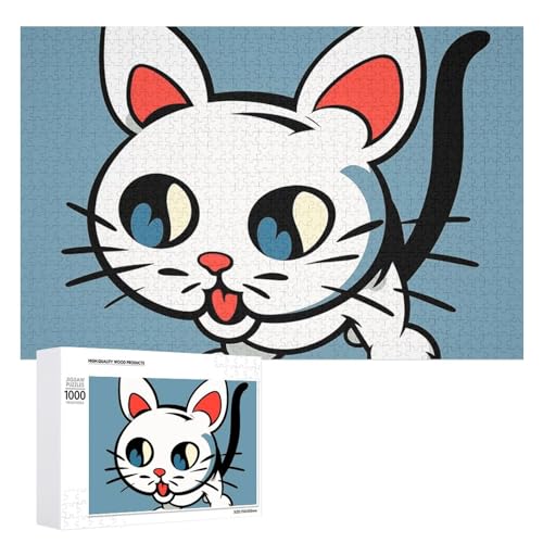 Freche Katzen-Puzzles für Erwachsene, personalisiertes Puzzle, herausforderndes Bild, Holzfotos, Puzzle mit Aufbewahrungstasche, Familientreffen, Puzzle für Hochzeitsgeschenk Freche Katzen-Puzzles für Erwachsene, personalisiertes Puzzle, herausforderndes Bild, Holzfotos, Puzzle mit Aufbewahrungstasche, Familientreffen, Puzzle für Hochzeitsgeschenk von HJKBCV