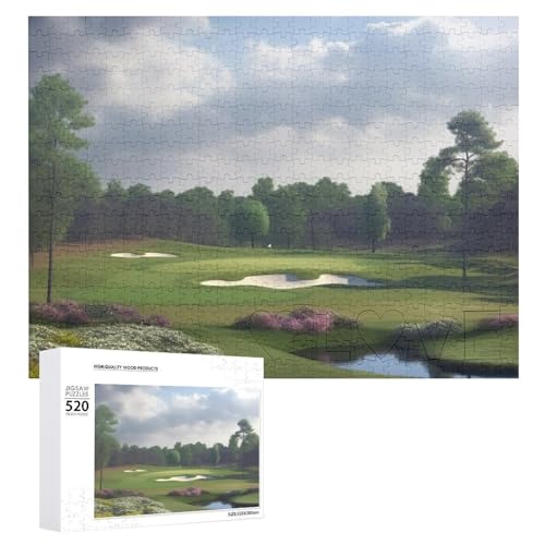 Golfplatz-Holzpuzzle für Erwachsene, 520 Teile, schwierige, herausfordernde Puzzles, einzigartiges Denksport-Puzzle, einzigartige Form, fortschrittliche Puzzle, tolle Geschenkidee Golfplatz-Holzpuzzle für Erwachsene, 520 Teile, schwierige, herausfordernde Puzzles, einzigartiges Denksport-Puzzle, einzigartige Form, fortschrittliche Puzzle, tolle Geschenkidee von HJKBCV