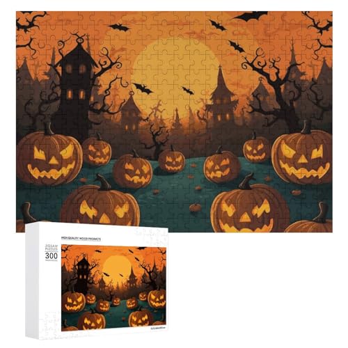 Halloween-Puzzles für Erwachsene, personalisierbar, herausforderndes Bild, Holzfotos, Puzzle mit Aufbewahrungstasche, Familientreffen, Puzzle für Hochzeitsgeschenk Halloween-Puzzles für Erwachsene, personalisierbar, herausforderndes Bild, Holzfotos, Puzzle mit Aufbewahrungstasche, Familientreffen, Puzzle für Hochzeitsgeschenk von HJKBCV