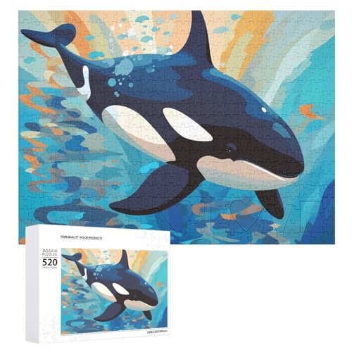 Handgezeichnete Wal-Puzzles für Erwachsene, personalisiertes Puzzle, herausforderndes Bild, Holzfotos, Puzzle mit Aufbewahrungstasche, Familientreffen, Puzzle für Hochzeitsgeschenk Handgezeichnete Wal-Puzzles für Erwachsene, personalisiertes Puzzle, herausforderndes Bild, Holzfotos, Puzzle mit Aufbewahrungstasche, Familientreffen, Puzzle für Hochzeitsgeschenk von HJKBCV