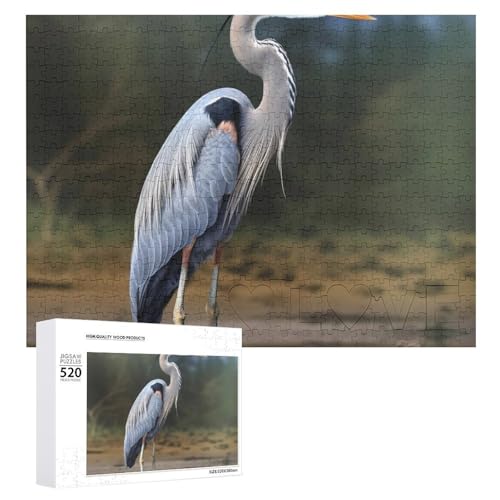 Heron Holzpuzzle für Erwachsene, 520 Teile, schwierige, herausfordernde Puzzles, einzigartiges Denksport-Puzzle, einzigartige Form, fortschrittliche Puzzle, tolle Geschenkidee Heron Holzpuzzle für Erwachsene, 520 Teile, schwierige, herausfordernde Puzzles, einzigartiges Denksport-Puzzle, einzigartige Form, fortschrittliche Puzzle, tolle Geschenkidee von HJKBCV