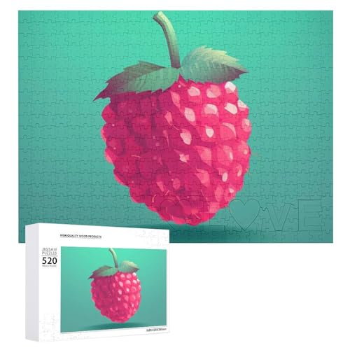 Himbeeren-Holzpuzzle für Erwachsene, 520 Teile, schwierige, herausfordernde Puzzles, einzigartiges Denksport-Puzzle, einzigartige Form, fortschrittliche Puzzle, tolle Geschenkidee Himbeeren-Holzpuzzle für Erwachsene, 520 Teile, schwierige, herausfordernde Puzzles, einzigartiges Denksport-Puzzle, einzigartige Form, fortschrittliche Puzzle, tolle Geschenkidee von HJKBCV