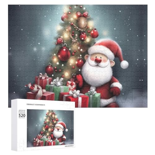Holzpuzzle "Merry Christmas" für Erwachsene, 520 Teile, schwierige, herausfordernde Puzzles, einzigartiges Denksport-Puzzle, einzigartige Form, fortschrittliche Puzzle, tolle Geschenkidee Holzpuzzle "Merry Christmas" für Erwachsene, 520 Teile, schwierige, herausfordernde Puzzles, einzigartiges Denksport-Puzzle, einzigartige Form, fortschrittliche Puzzle, tolle Geschenkidee von HJKBCV