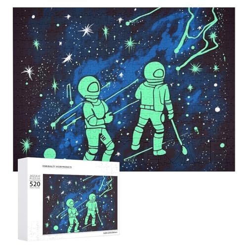Holzpuzzle für Erwachsene, leuchtet im Dunkeln, 520 Teile, schwierige, herausfordernde Puzzles, einzigartiges Denksport-Puzzle, einzigartige Form, fortschrittliche Puzzle, tolle Geschenkidee Holzpuzzle für Erwachsene, leuchtet im Dunkeln, 520 Teile, schwierige, herausfordernde Puzzles, einzigartiges Denksport-Puzzle, einzigartige Form, fortschrittliche Puzzle, tolle Geschenkidee von HJKBCV