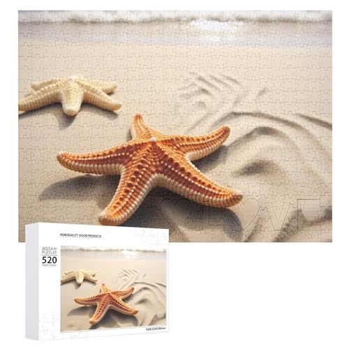 Holzpuzzle mit Strandlandschaft für Erwachsene, 520 Teile, schwierige, herausfordernde Puzzles, einzigartige Denksportaufgabe, Kunstwerk-Puzzle, einzigartige Form, fortschrittliche Puzzle, tolle Holzpuzzle mit Strandlandschaft für Erwachsene, 520 Teile, schwierige, herausfordernde Puzzles, einzigartige Denksportaufgabe, Kunstwerk-Puzzle, einzigartige Form, fortschrittliche Puzzle, tolle von HJKBCV
