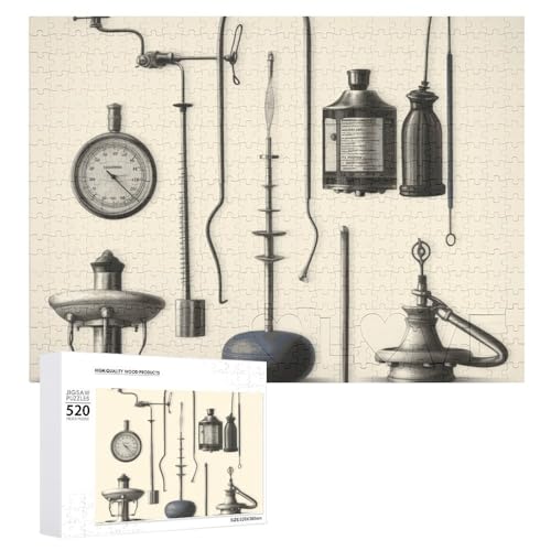 Instrumente Holzpuzzle für Erwachsene, 520 Teile, schwierige, herausfordernde Puzzles, einzigartige Denksportaufgabe, Kunstwerk-Puzzle, einzigartige Form, fortschrittliche Puzzle, tolle Geschenkidee Instrumente Holzpuzzle für Erwachsene, 520 Teile, schwierige, herausfordernde Puzzles, einzigartige Denksportaufgabe, Kunstwerk-Puzzle, einzigartige Form, fortschrittliche Puzzle, tolle Geschenkidee von HJKBCV