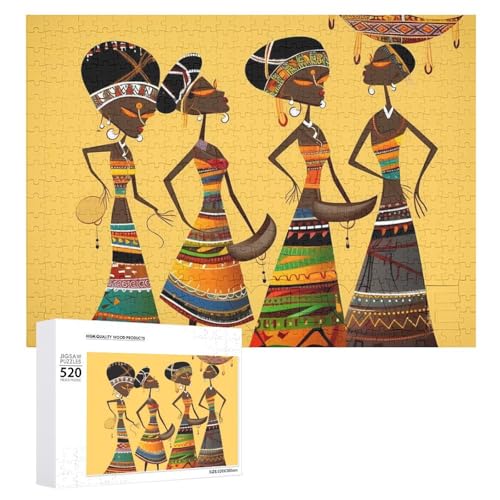 Kreative afrikanische Kultur, Holzpuzzle für Erwachsene, 520 Teile, schwierige, herausfordernde Puzzles, einzigartiges Denksport-Puzzle, einzigartige Form, fortschrittliche Puzzle, tolle Geschenkidee Kreative afrikanische Kultur, Holzpuzzle für Erwachsene, 520 Teile, schwierige, herausfordernde Puzzles, einzigartiges Denksport-Puzzle, einzigartige Form, fortschrittliche Puzzle, tolle Geschenkidee von HJKBCV