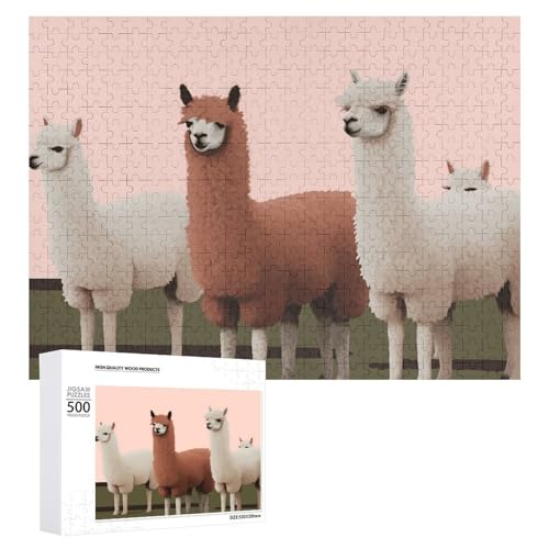 Lovely Alpacas Puzzles for Adults Personalized Jigsaw Puzzles Challenging Picture Puzzle Wooden Photos Puzzle with Storage Bag Family Reunion Puzzle for Wedding Gift Lovely Alpacas Puzzles for Adults Personalized Jigsaw Puzzles Challenging Picture Puzzle Wooden Photos Puzzle with Storage Bag Family Reunion Puzzle for Wedding Gift von HJKBCV