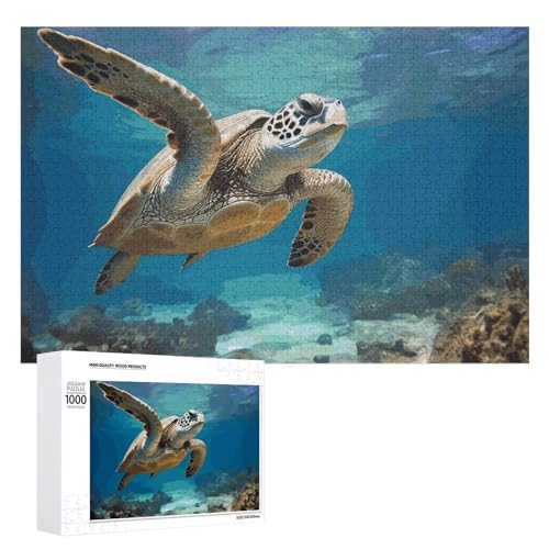 Meeresschildkröten-Puzzles für Erwachsene, personalisiertes Puzzle, herausforderndes Bild, Holzfotos, Puzzle mit Aufbewahrungstasche, Familientreffen, Puzzle für Hochzeitsgeschenk Meeresschildkröten-Puzzles für Erwachsene, personalisiertes Puzzle, herausforderndes Bild, Holzfotos, Puzzle mit Aufbewahrungstasche, Familientreffen, Puzzle für Hochzeitsgeschenk von HJKBCV