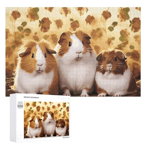 Meerschweinchen-Puzzles für Erwachsene, personalisiertes Puzzle, herausforderndes Bild, Holzfotos, Puzzle mit Aufbewahrungstasche, Familientreffen, Puzzle für Hochzeitsgeschenk Meerschweinchen-Puzzles für Erwachsene, personalisiertes Puzzle, herausforderndes Bild, Holzfotos, Puzzle mit Aufbewahrungstasche, Familientreffen, Puzzle für Hochzeitsgeschenk von HJKBCV