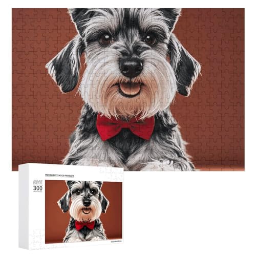 Öl-Puzzle, niedliches Schnauzer-Hunde-Puzzle für Erwachsene, personalisierbar, herausforderndes Bild, Holzfotos, Puzzle mit Aufbewahrungstasche, Familientreffen, Puzzle für Hochzeitsgeschenk Öl-Puzzle, niedliches Schnauzer-Hunde-Puzzle für Erwachsene, personalisierbar, herausforderndes Bild, Holzfotos, Puzzle mit Aufbewahrungstasche, Familientreffen, Puzzle für Hochzeitsgeschenk von HJKBCV
