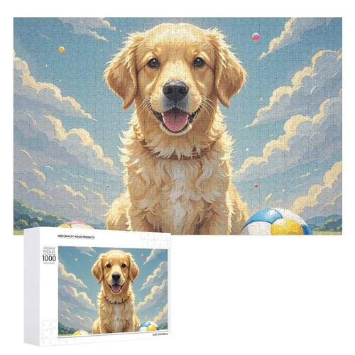 Puzzle Hund auf dem Rasen für Erwachsene, personalisiertes Puzzle, herausforderndes Bild, Holzfotos, Puzzle mit Aufbewahrungstasche, Familientreffen, Puzzle für Hochzeitsgeschenk Puzzle Hund auf dem Rasen für Erwachsene, personalisiertes Puzzle, herausforderndes Bild, Holzfotos, Puzzle mit Aufbewahrungstasche, Familientreffen, Puzzle für Hochzeitsgeschenk von HJKBCV