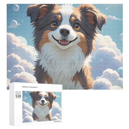 Puzzle Hund in den Wolken für Erwachsene, personalisiertes Puzzle, herausforderndes Bild, Holzfotos, Puzzle mit Aufbewahrungstasche, Familientreffen, Puzzle für Hochzeitsgeschenk Puzzle Hund in den Wolken für Erwachsene, personalisiertes Puzzle, herausforderndes Bild, Holzfotos, Puzzle mit Aufbewahrungstasche, Familientreffen, Puzzle für Hochzeitsgeschenk von HJKBCV