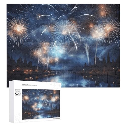 Pyrotechnik-Holzpuzzle für Erwachsene, 520 Teile, schwierige, herausfordernde Puzzles, einzigartiges Denksport-Puzzle, einzigartige Form, fortschrittliche Puzzle, tolle Geschenkidee Pyrotechnik-Holzpuzzle für Erwachsene, 520 Teile, schwierige, herausfordernde Puzzles, einzigartiges Denksport-Puzzle, einzigartige Form, fortschrittliche Puzzle, tolle Geschenkidee von HJKBCV