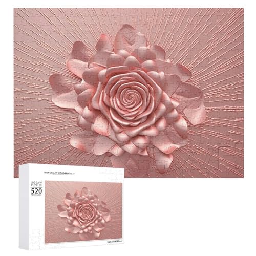 Rosen-Holzpuzzle für Erwachsene, 520 Teile, schwierige, herausfordernde Puzzles, einzigartiges Denksport-Puzzle, einzigartige Form, fortschrittliche Puzzle, tolle Geschenkidee Rosen-Holzpuzzle für Erwachsene, 520 Teile, schwierige, herausfordernde Puzzles, einzigartiges Denksport-Puzzle, einzigartige Form, fortschrittliche Puzzle, tolle Geschenkidee von HJKBCV