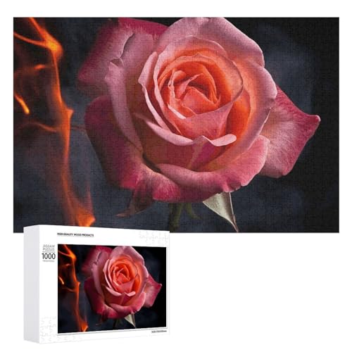 Rosen-Puzzles für Erwachsene, personalisierbar, herausforderndes Bilderpuzzle, Holzfoto-Puzzle mit Aufbewahrungstasche, Familientreffen, Puzzle für Hochzeitsgeschenk Rosen-Puzzles für Erwachsene, personalisierbar, herausforderndes Bilderpuzzle, Holzfoto-Puzzle mit Aufbewahrungstasche, Familientreffen, Puzzle für Hochzeitsgeschenk von HJKBCV