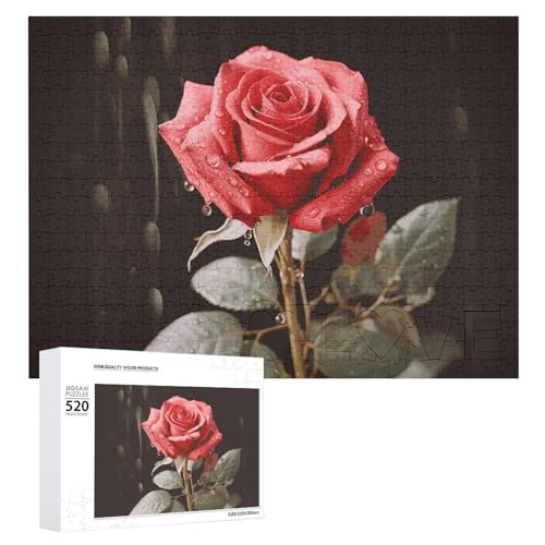 Rote Rosen und Liebespuzzles für Erwachsene, personalisiertes Puzzle, herausforderndes Bild, Holzfotos, Puzzle mit Aufbewahrungstasche, Familientreffen, Puzzle für Hochzeitsgeschenk Rote Rosen und Liebespuzzles für Erwachsene, personalisiertes Puzzle, herausforderndes Bild, Holzfotos, Puzzle mit Aufbewahrungstasche, Familientreffen, Puzzle für Hochzeitsgeschenk von HJKBCV