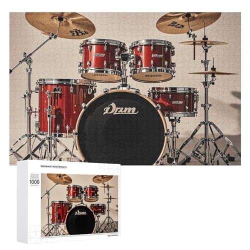 Schlagzeug-Set-Standard-Puzzles für Erwachsene, personalisiertes Puzzle, herausforderndes Bild, Holzfotos, Puzzle mit Aufbewahrungstasche, Familientreffen, Puzzle für Hochzeitsgeschenk Schlagzeug-Set-Standard-Puzzles für Erwachsene, personalisiertes Puzzle, herausforderndes Bild, Holzfotos, Puzzle mit Aufbewahrungstasche, Familientreffen, Puzzle für Hochzeitsgeschenk von HJKBCV