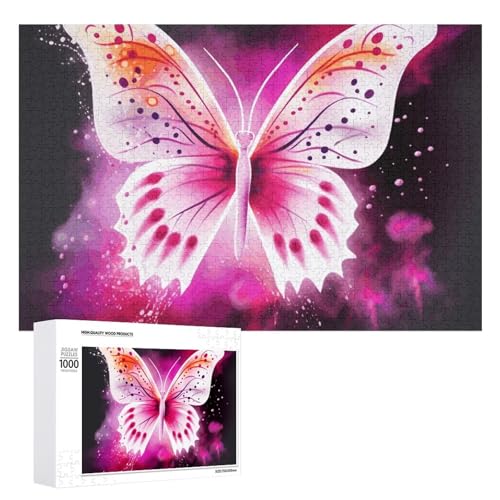 Schmetterlingspuzzles für Erwachsene, personalisiertes Puzzle, herausforderndes Bildpuzzle, Holzfoto-Puzzle mit Aufbewahrungstasche, Familientreffen, Puzzle für Hochzeitsgeschenk Schmetterlingspuzzles für Erwachsene, personalisiertes Puzzle, herausforderndes Bildpuzzle, Holzfoto-Puzzle mit Aufbewahrungstasche, Familientreffen, Puzzle für Hochzeitsgeschenk von HJKBCV