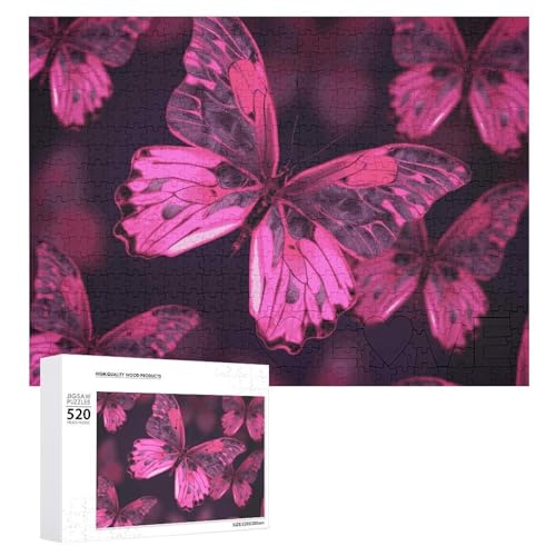 Schmetterlingspuzzles für Erwachsene, personalisiertes Puzzle, herausforderndes Bildpuzzle, Holzfoto-Puzzle mit Aufbewahrungstasche, Familientreffen, Puzzle für Hochzeitsgeschenk Schmetterlingspuzzles für Erwachsene, personalisiertes Puzzle, herausforderndes Bildpuzzle, Holzfoto-Puzzle mit Aufbewahrungstasche, Familientreffen, Puzzle für Hochzeitsgeschenk von HJKBCV