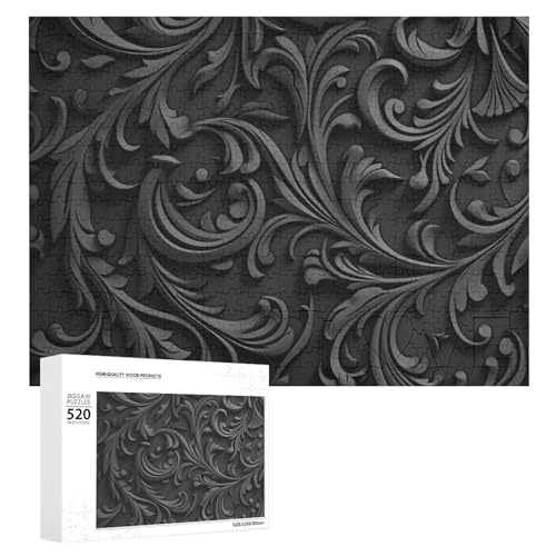 Schwarzes Holzpuzzle für Erwachsene, 520 Teile, schwierige, herausfordernde Puzzles, einzigartiges Denksport-Puzzle, einzigartige Form, fortschrittliche Puzzle, tolle Geschenkidee Schwarzes Holzpuzzle für Erwachsene, 520 Teile, schwierige, herausfordernde Puzzles, einzigartiges Denksport-Puzzle, einzigartige Form, fortschrittliche Puzzle, tolle Geschenkidee von HJKBCV