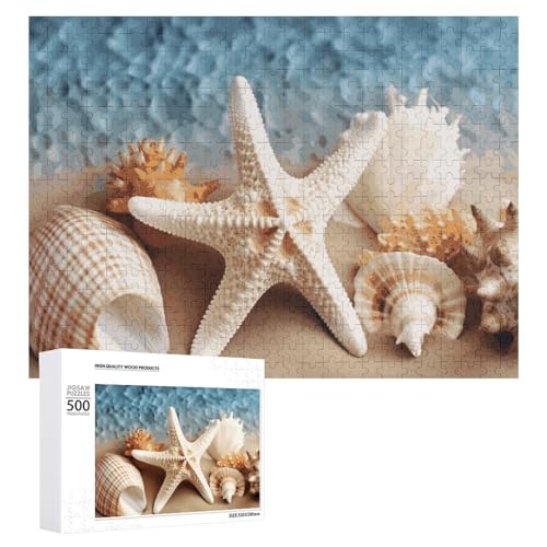 Seestern-Korallen- und Muschel-Puzzles für Erwachsene, personalisiertes Puzzle, herausforderndes Bild, Holzfotos, Puzzle mit Aufbewahrungstasche, Familientreffen, Puzzle für Hochzeitsgeschenk Seestern-Korallen- und Muschel-Puzzles für Erwachsene, personalisiertes Puzzle, herausforderndes Bild, Holzfotos, Puzzle mit Aufbewahrungstasche, Familientreffen, Puzzle für Hochzeitsgeschenk von HJKBCV