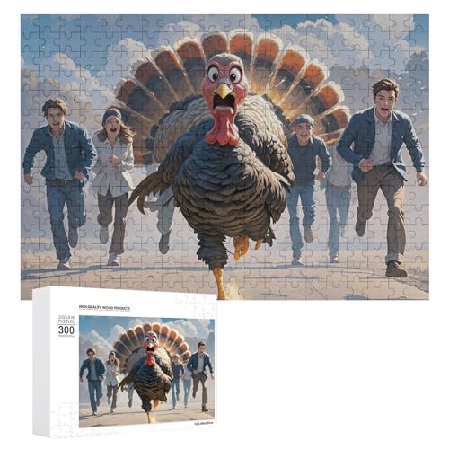 Springende Türkei Puzzles für Erwachsene, personalisiertes Puzzle, herausforderndes Bild, Holzfotos, Puzzle mit Aufbewahrungstasche, Familientreffen, Puzzle für Hochzeitsgeschenk Springende Türkei Puzzles für Erwachsene, personalisiertes Puzzle, herausforderndes Bild, Holzfotos, Puzzle mit Aufbewahrungstasche, Familientreffen, Puzzle für Hochzeitsgeschenk von HJKBCV